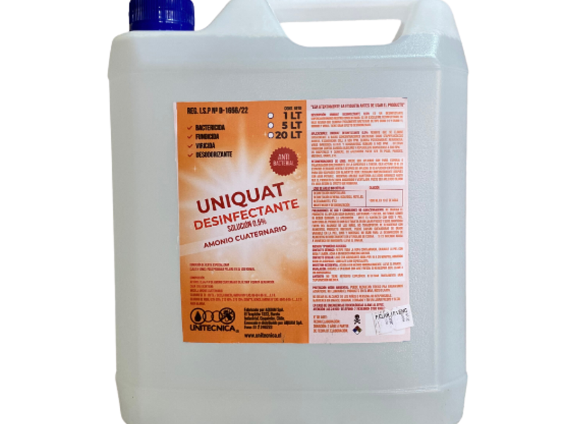 UniQuat desinfectante amonio 5 Lt. chile