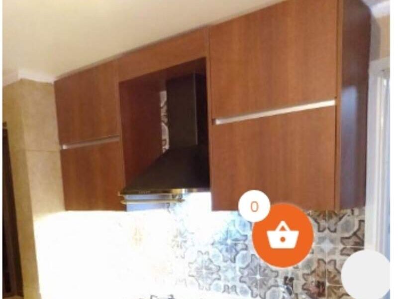 Mueble cocina color madera Santiago Marvec Construex