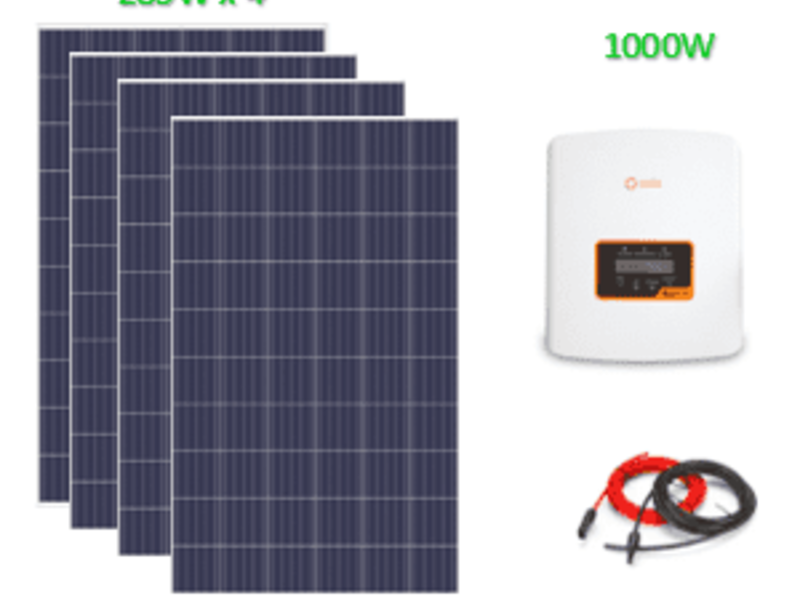 Kit Solar Fotovoltaico1000w CHILE