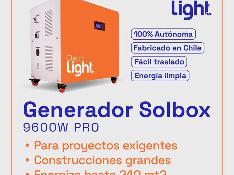 GENERADOR SOLBOX 9600W CHILE