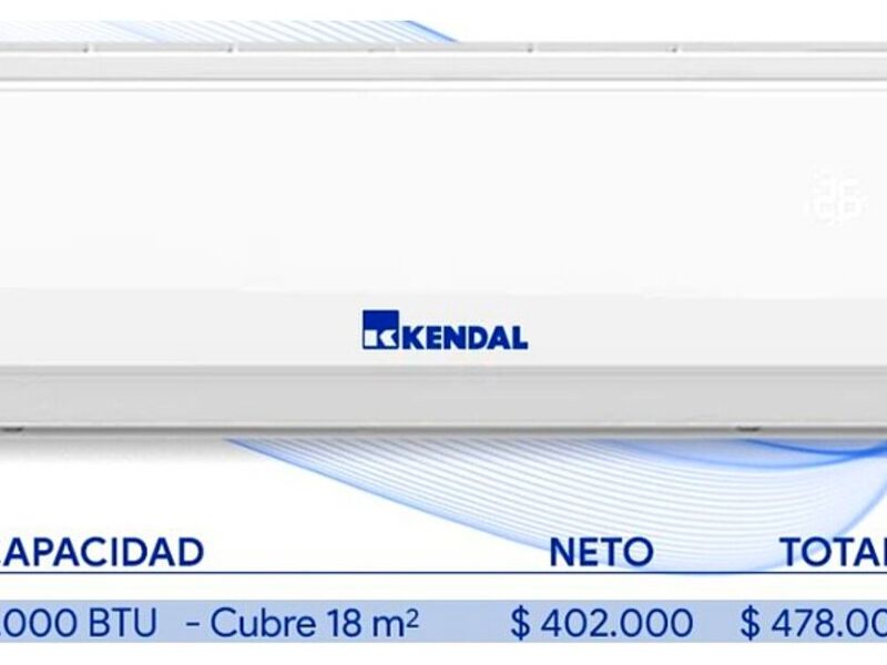 A/C KENDAL 9000 BTU CHILE