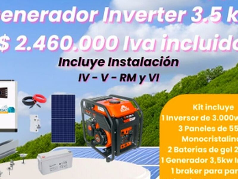 Kit Solares Híbridos Chile